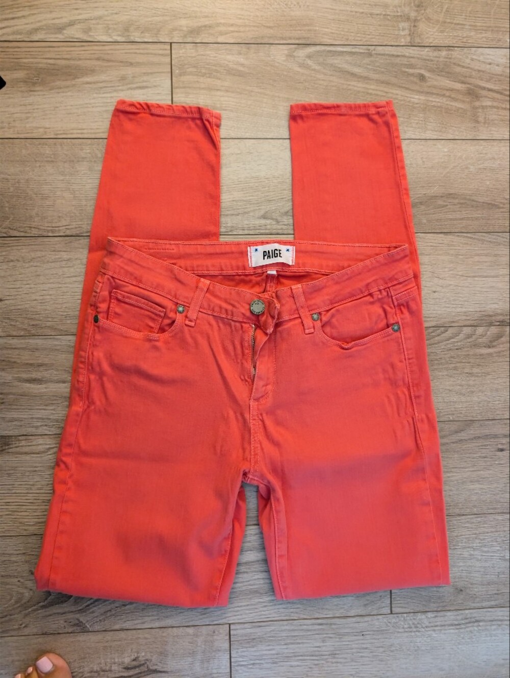PAIGE Coral Skinny Jeans for Women